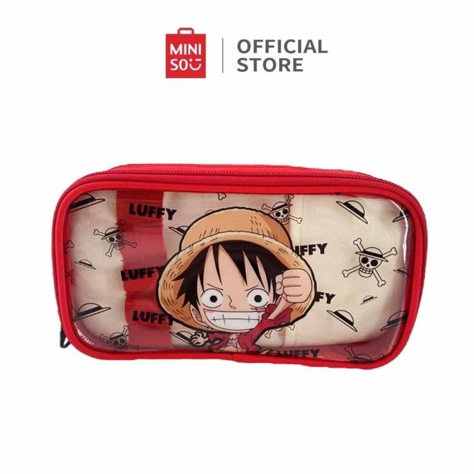 

Miniso x One Piece Classic Collection Tempat Pensil 2 Layer 2 Motif Double-Layer Stationery Case liquid