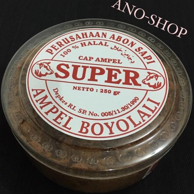 

Sale Abon Sapi Super Cap Ampel Boyolali 250Gr