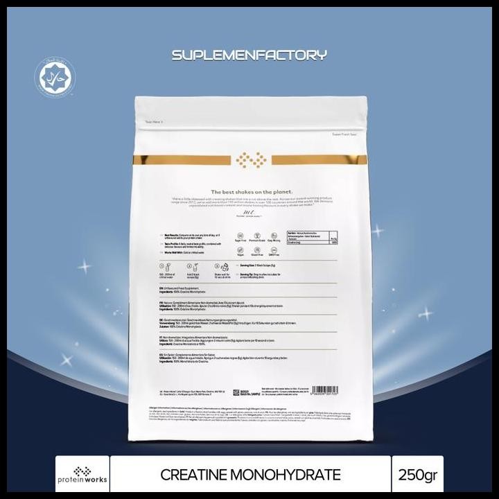 Terlaris Tpw The Protein Works Creatine Monohydrate 250 Gram Good Quality