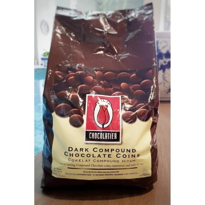 

TULIP Dark Compound Coin 2,5 kg - Coklat Compound coin liquid