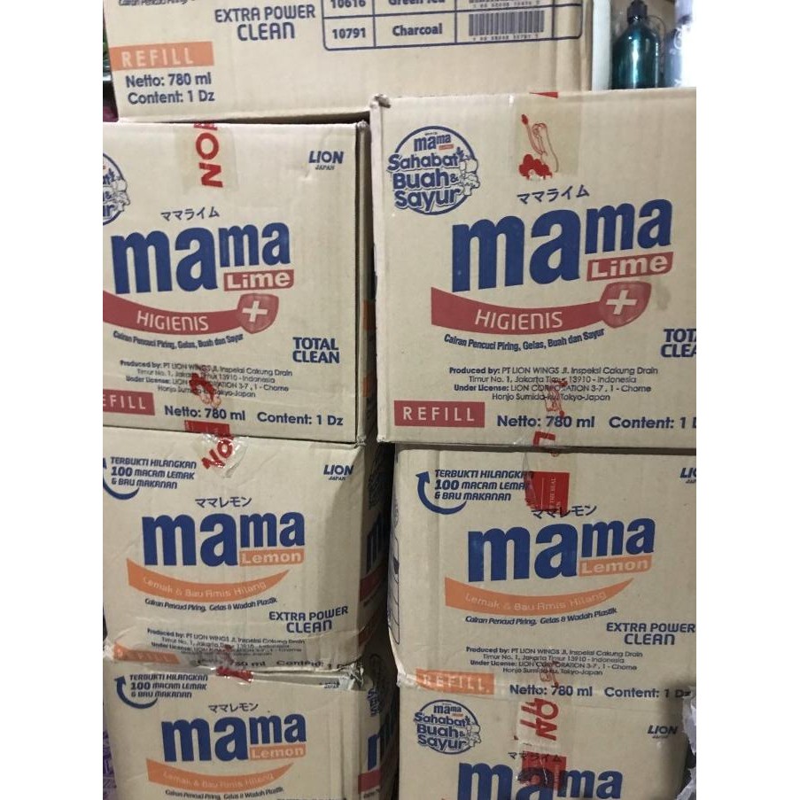 Promo Mama Lemon 780 Ml Sabun Cuci Piring 1Dus Isi 12Pcs