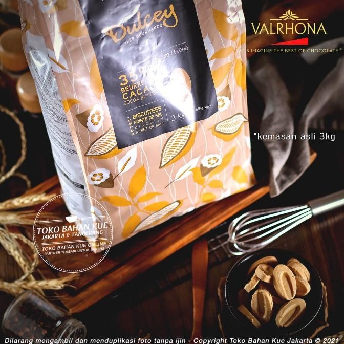 

Valrhona DULCEY 32% Blond Chocolate 100gr Couverture Cokelat Cream liquid