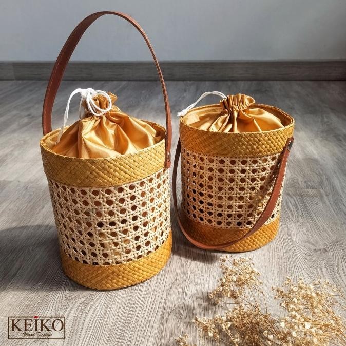 Aleya Keranjang Rotan / Keranjang Rotan Parcel