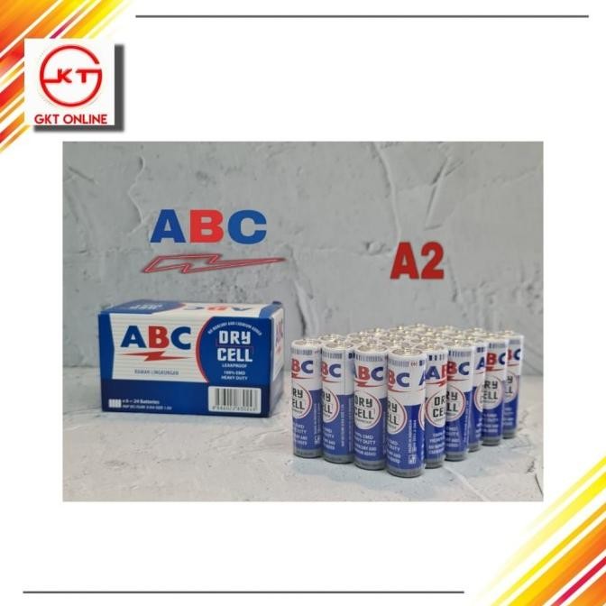 Batu Baterai ABC AA /A2 / Bateray ABC A2