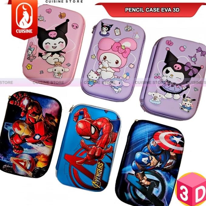 

Kotak Tempat Pensil EVA BESAR 3D timbul Unicorn Pensil Case 22 CM liquid