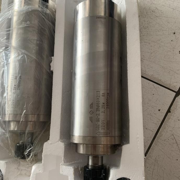 Water cooled high speed spindle motor 2.2KW 24000rpm new 2.2 kw