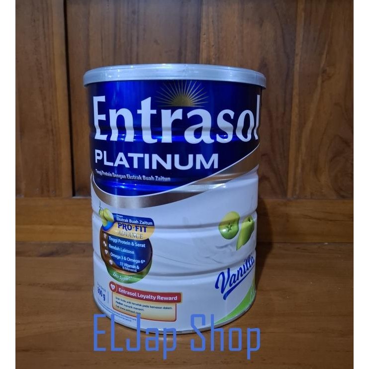 

Susu Entrasol Platinum / Senior Vanilla 800Gr Promo