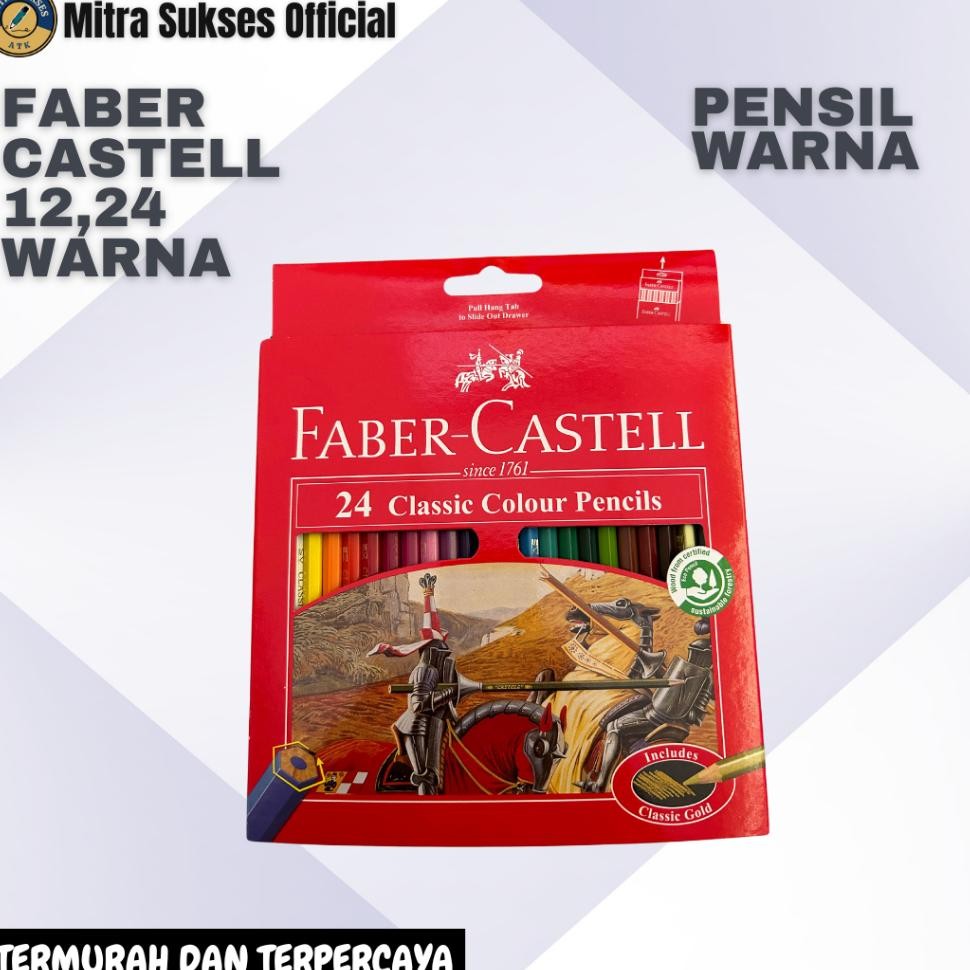 

Il Warna Faber Catell 24 Warna Panjang Claic