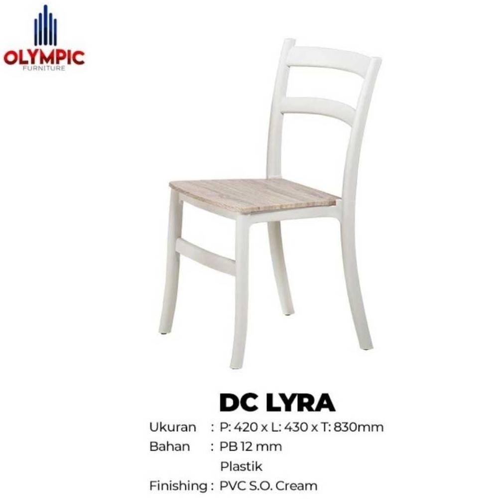 KURSI MEJA MAKAN OLYMPIC DC LYRA PREMIUM / KURSI KERJA / KURSI CAFE