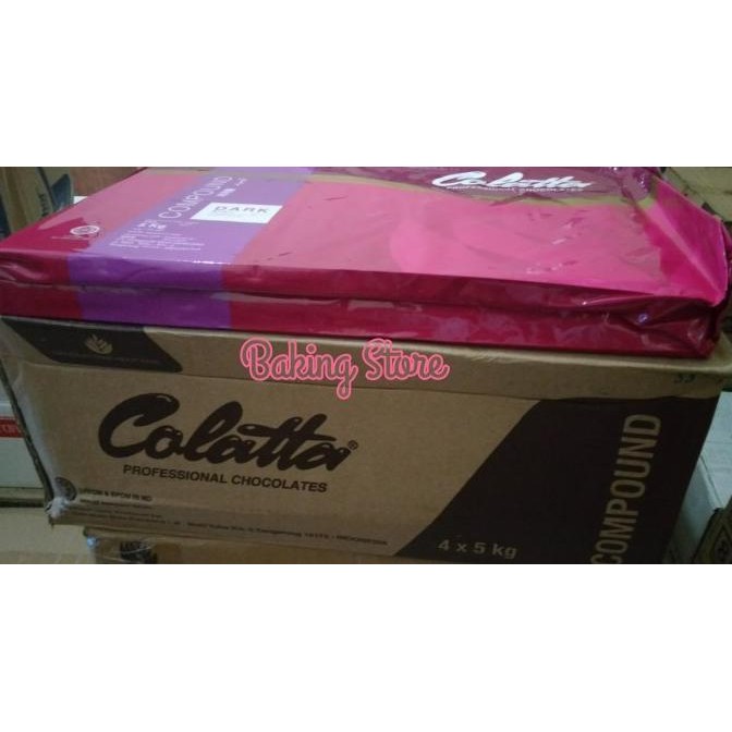 

Cokelat Batang - Chocolate Compound Colatta 4x5kg - Gosend Only!!! liquid