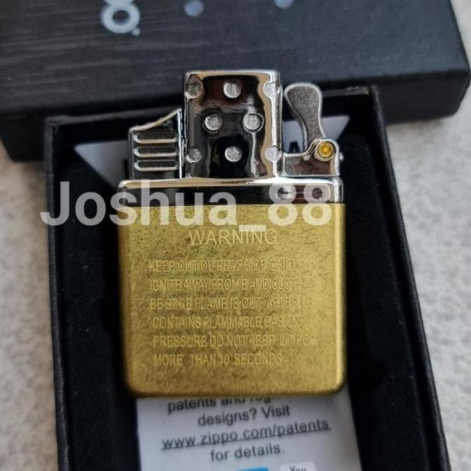 Zippo Korek Api Biru Butane Insert Gas Japanes Licence/Cadangan Zippo