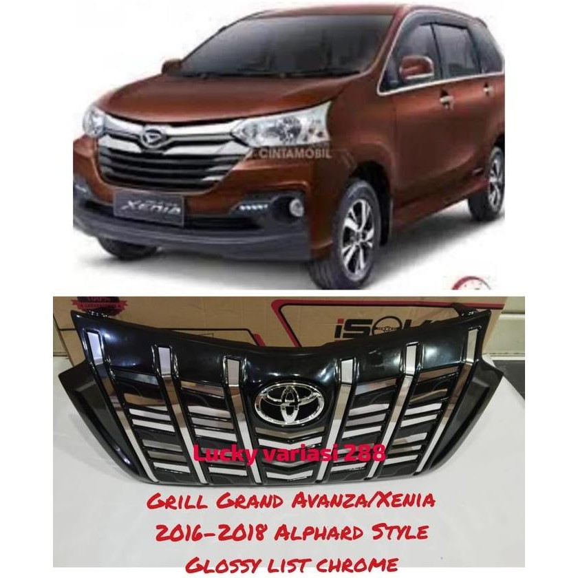 Grill Depan Geril Grand Avanza Xenia 2016 2017 2018 Model Apollo Grill Model Alphard Grand Avanza Ba