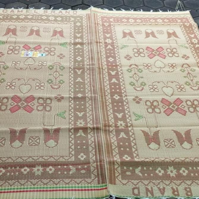 Terlaris Tikar Kipas Brand By Swan Plastik Rotan Lipat Karpet Hajatan (Asli) Ready Stok