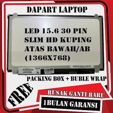 Led Lcd Acer Aspire 3 A315-31 A315-41 15.6 Slim 30 Pin New Stok