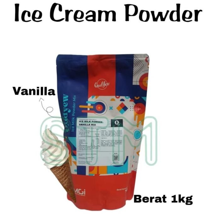 

Qudyew Ice Cream Powder 1Kg / Bubuk Es Krim 1Kg Terlaris