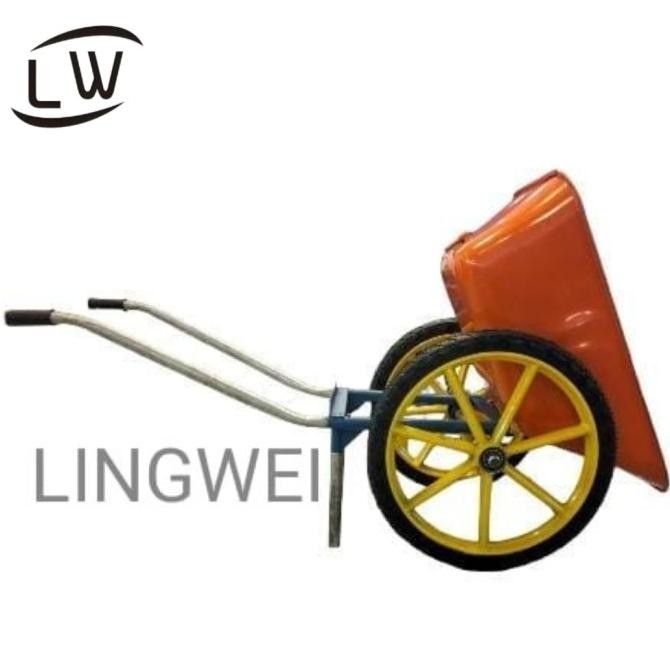 GEROBAK PROYEK 2 RODA UNTUK ANGKUT BARANG / PASIR BAN MATI TANPA ANGIN