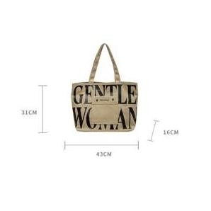GENTLE WOMAN Painted Wall Tote Bag Tas Wanita Bkk Kanvas Wanita GW Mini Micro Sling Bag TB013-22WALL