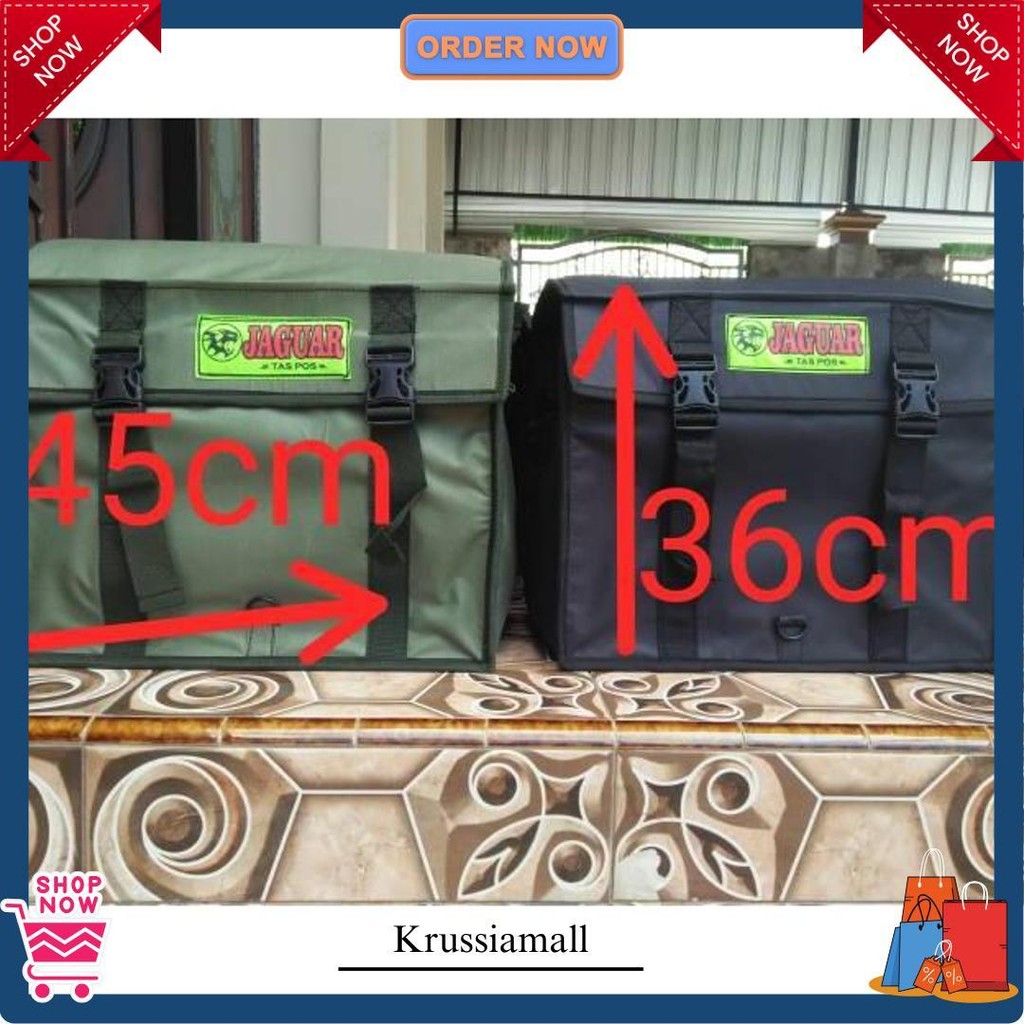 Tas Obrok Kurir Jaguar Tebal Ronjot Jumbo Srandul Rengkek Motor Cod