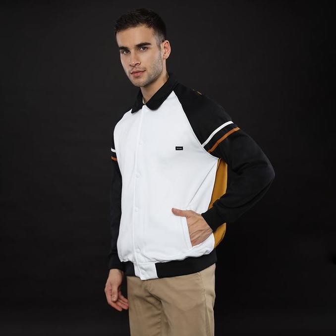 Ryusei Jaket Varsity Yoshimura Combo White