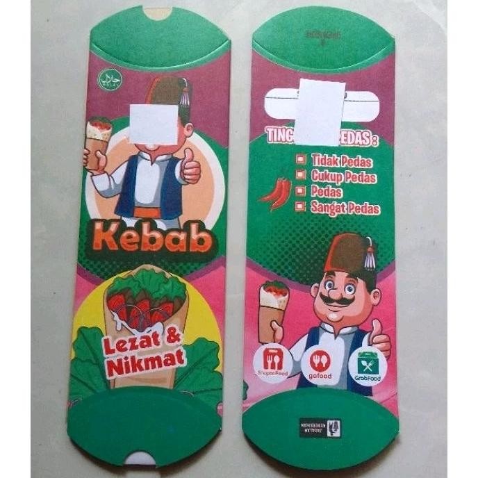 

Berkualitas Promo Dus Kebab // Kemasan Kebab // Kertas Kebab // Wadah Kebab Prermium