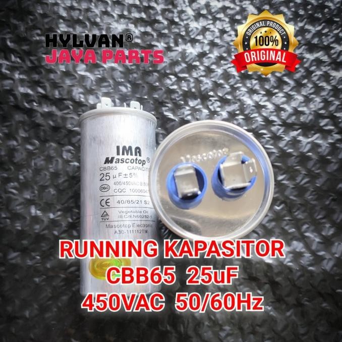 Promo Kapasitor AC 25uf Sharp Original COD