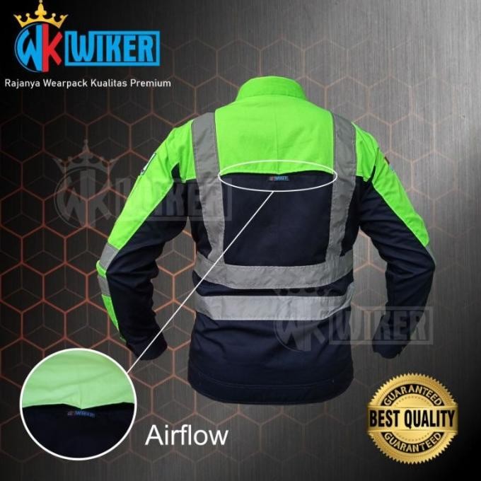 wearpack full scotlet/seragam kerja/pakaian kerja/wiker safety