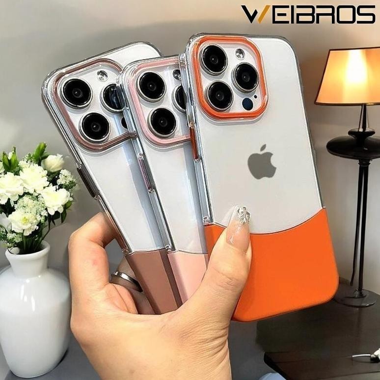 MOGU (WEIBROS IPHONE) REMOVABLE DOUBLE COLOR COVER CASE IPHONE 11 12 13 14 15 PRO PLUS MAX