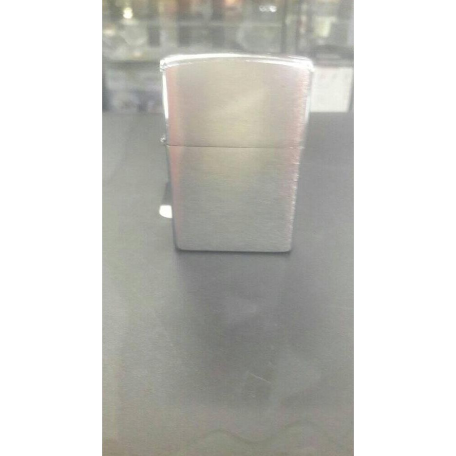 KOREK API ZIPPO SILVER POLOS ORIGINAL / ASLI CHROME [ SEKEN ]