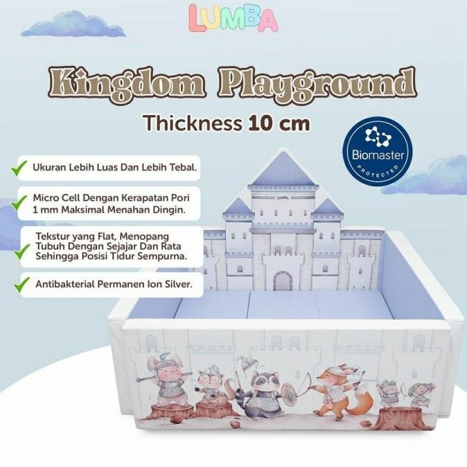 Playground Bumper Bed Lumba Playmat 10 cm