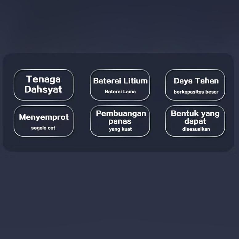 Mesin Semprot Cat Elektrik Nirkabel 600W / pistol semprot cat listrik / kompresor semprot cat / mesi