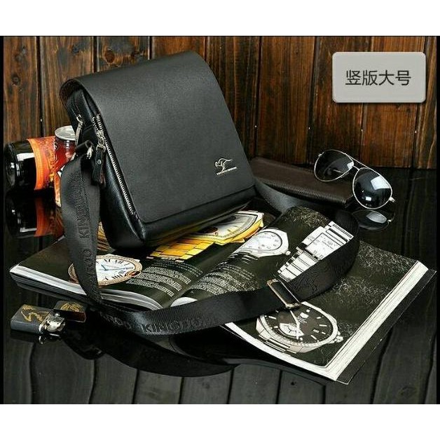 Tas Selempang Kangaroo Tas Kulit Import Pria