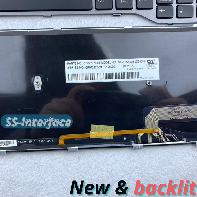 Jual Original Keyboard Fujitsu Lifebook E544 E733 E734 E736 E743 E744 New Stok