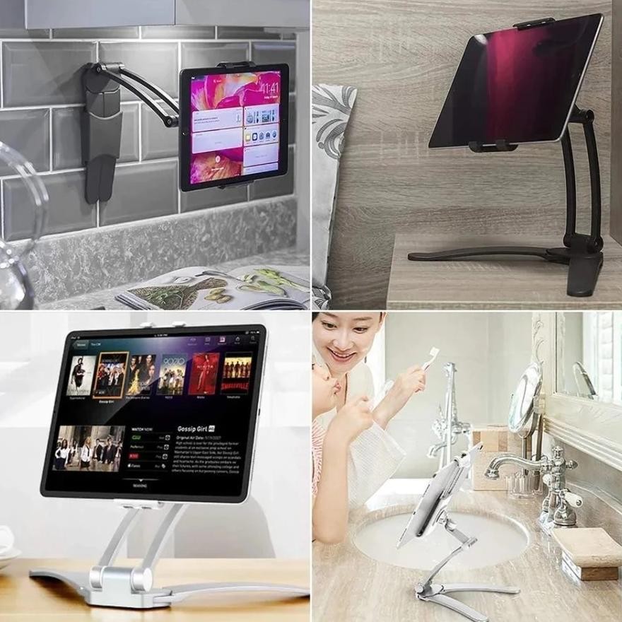 Stand Holder HP TABLET Universal Phone Holder Meja Dinding Bracket murah