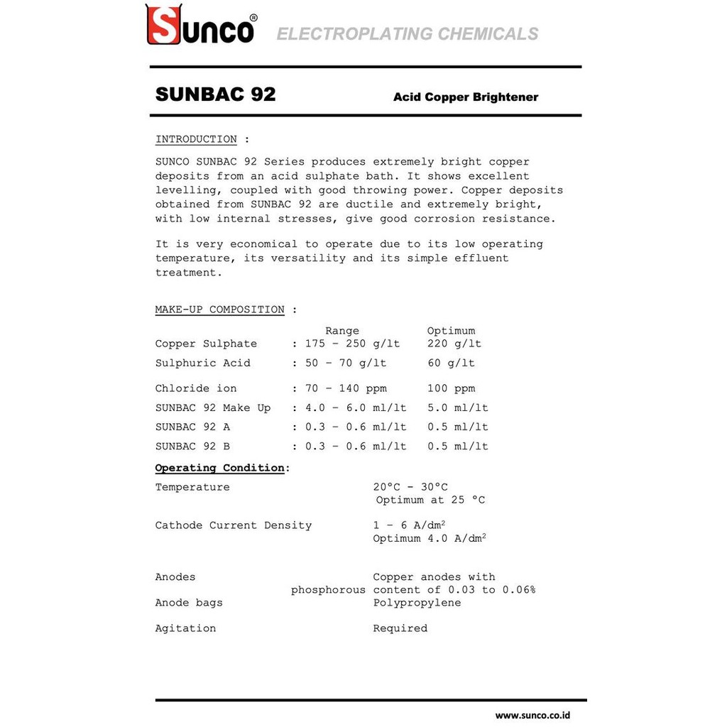 

Copper Acid Plating Leveller Pewarna Copper murah