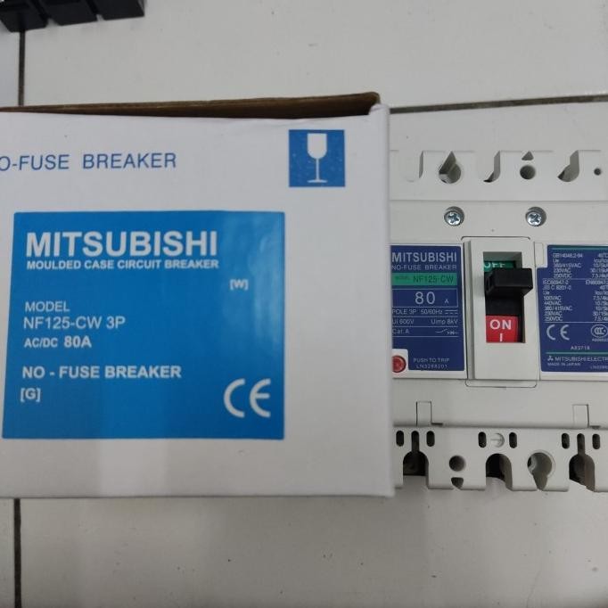 NFB MCCB breaker mitsubishi NF-125CW nf125-CW 80a 80 a