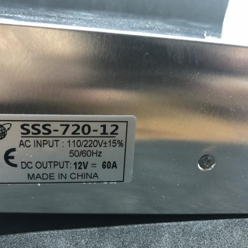 Terjangkau Power Supply Switching 12V 60A