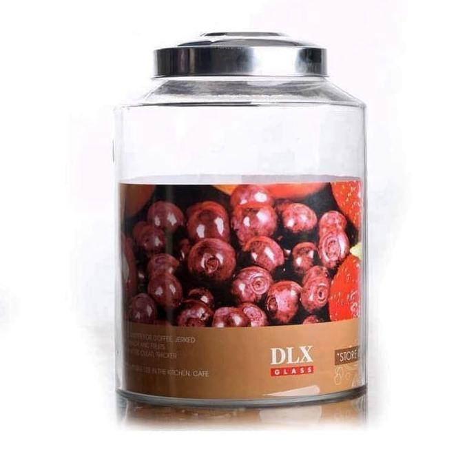 Toples Asinan 1 DLX 15 liter / Toples kaca (GOJEK / GRAB) AGR