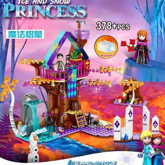 BRICK SY 1440 Princess Frozen Enchanted Tree House mainan lego