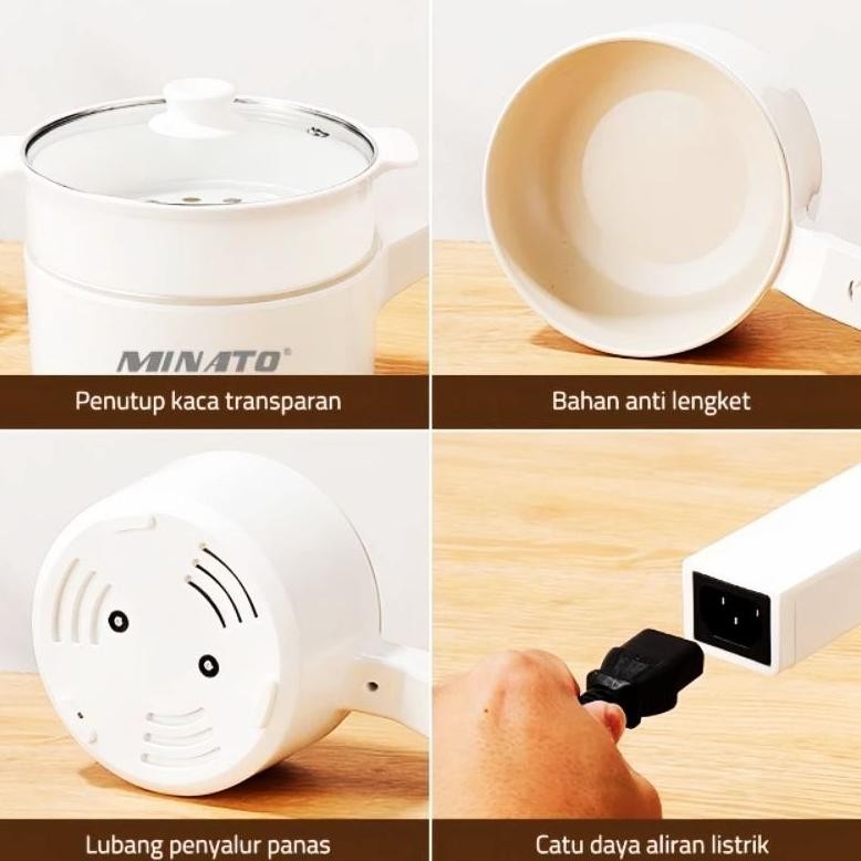 Panci Listrik Multifungsi / Warmer SteamerCookerMinato M-P600
