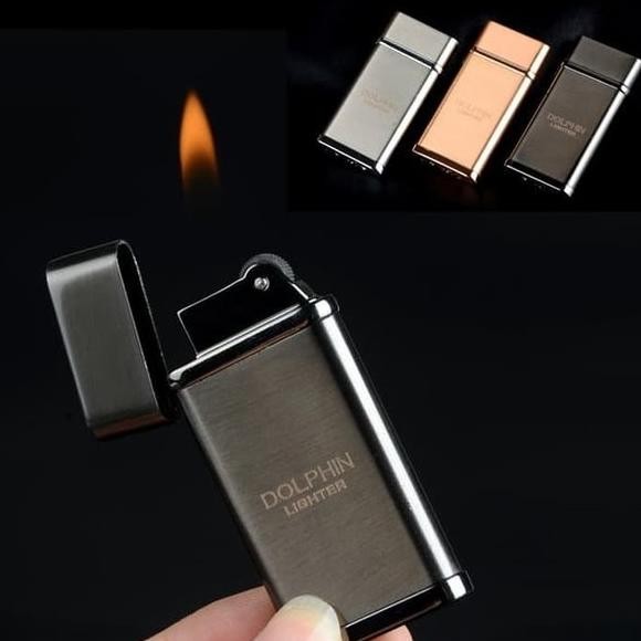 Korek Api Gas Mini Tipis Slim aluminium Butane Zippo