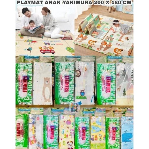 PLAYMATE BABY TIKAR LIPAT KARAKTER UKURAN 180X200 6mm LUCU