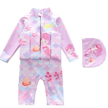 Baju Renang Anak Perempuan Baby Girl Pelampung 1 2 3 4 5 tahun