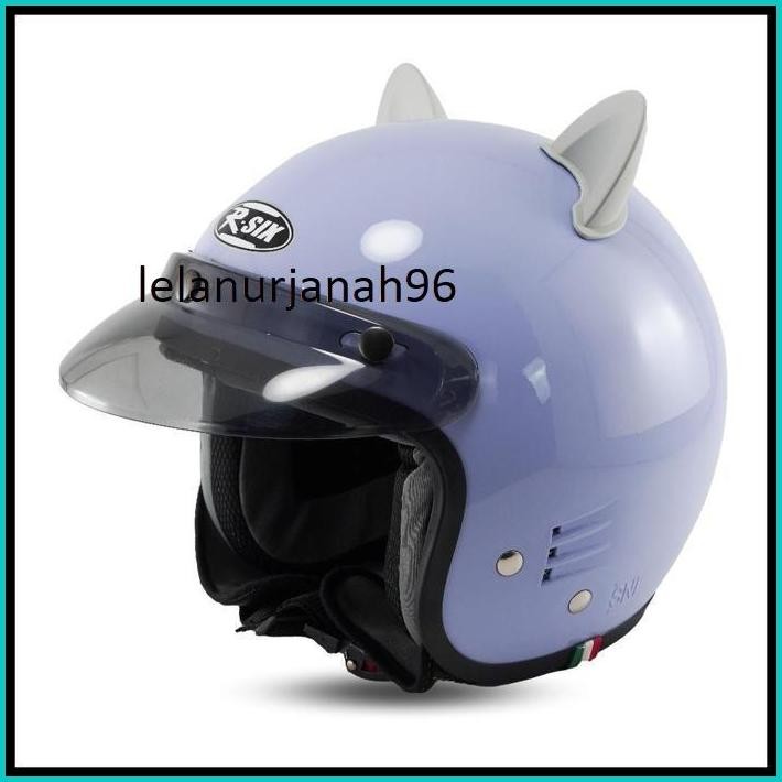 HELM BOGO DEWASA WANITA KUPING KUCING LUCU SNI CAT PINK