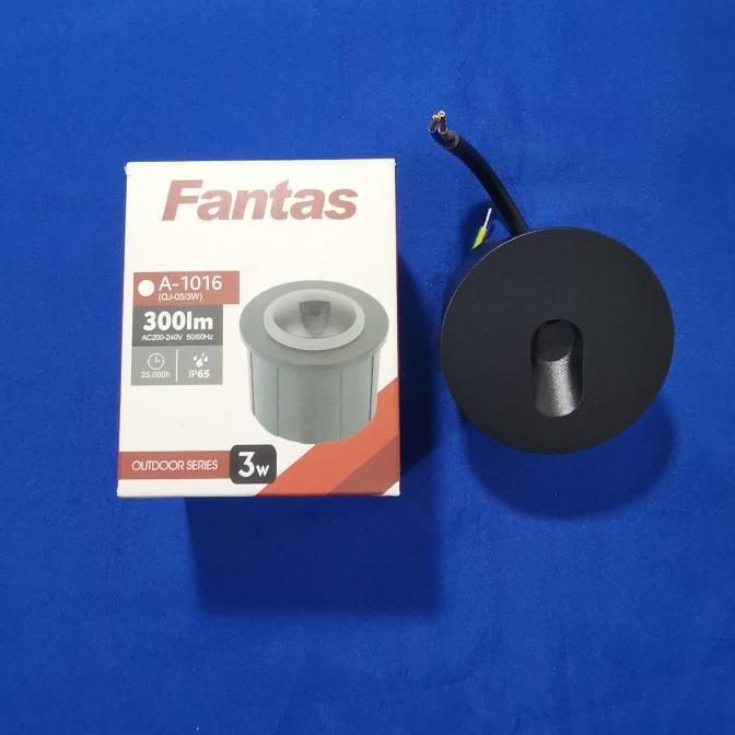 QJ01 Lampu Tangga Dinding LED Kontak 3W Bulat Fantas