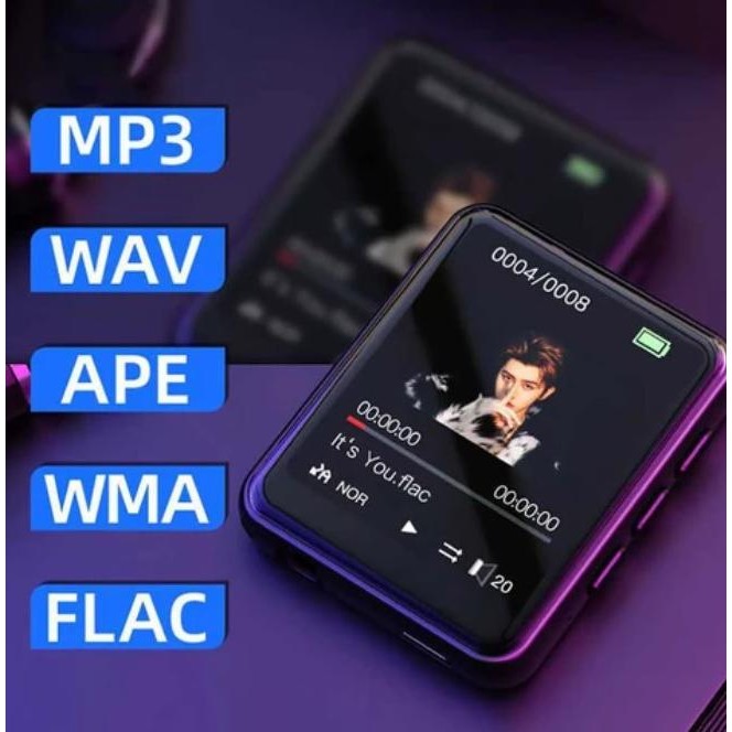 Promo Mp3 Mp4 Player Mrobo A7 8Gb Bluetooth Mini Portable Dap Digital Audio Music Hifi Pemutar Lagu 