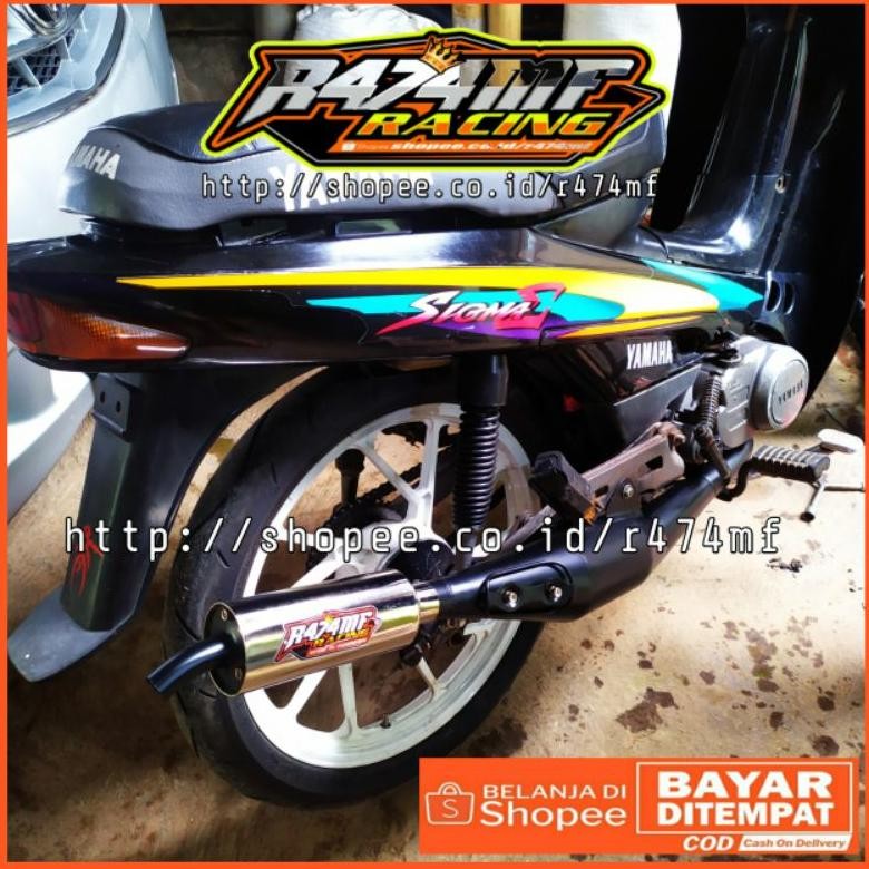 Knalpot Sigma Yamaha Sigma Tameng R474MF Original Produk