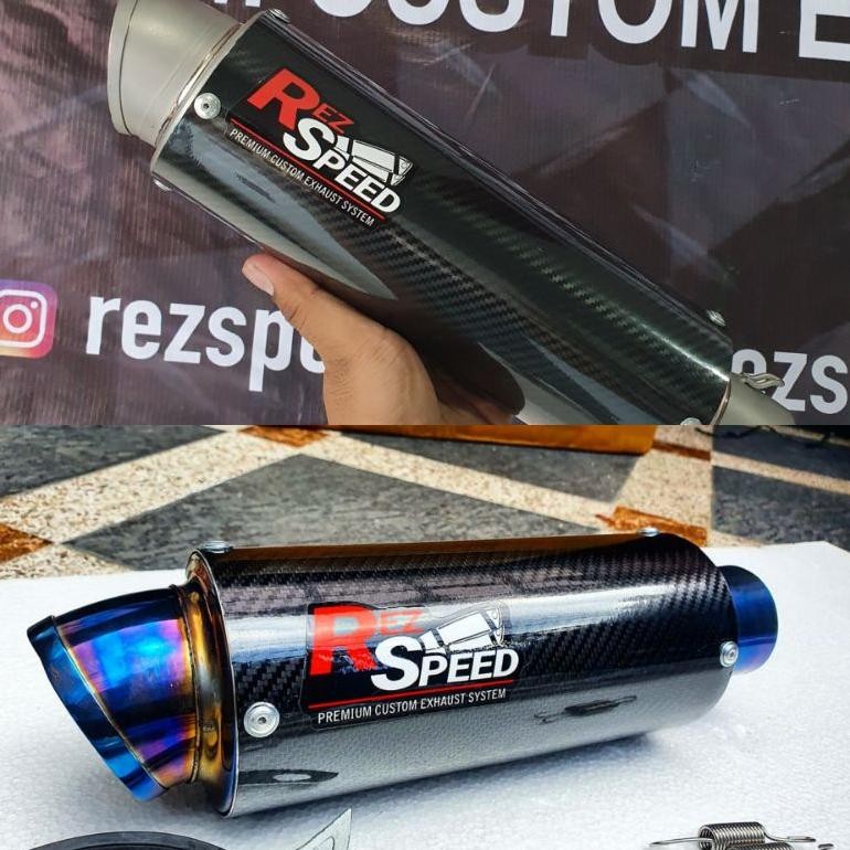 Knalpot Rez Speed model Austin CBR 150 CB Vixion Nmax Aerox Xabre Vario Beat Mio Pcx R15