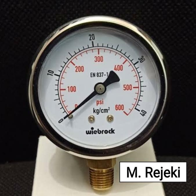 Sale Pressure Gauge Wiebrock En 837-1 - 40 Kg