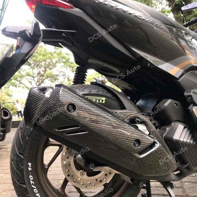 Cover Knalpot carbon kevlar Vario 160 vario160
