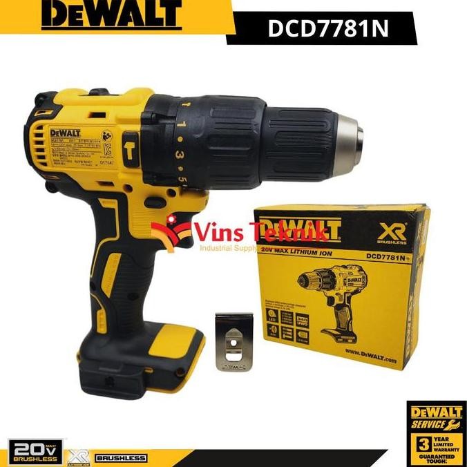 Promo Bor Baterai Brushless Impact Drill Dcd7781 Dewalt Dcd7781N